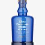 Gin bottle mockup