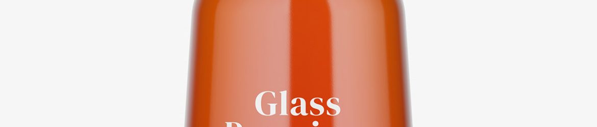 Gin bottle mockup