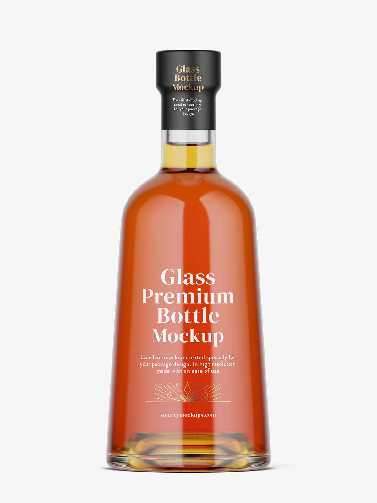 Gin bottle mockup