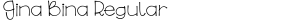 Gina Bina Regular Font - 1001 Free Fonts