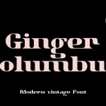 Ginger Columbus Font