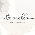 Giorello Signature Font