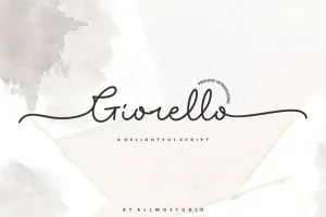 Giorello Signature Font