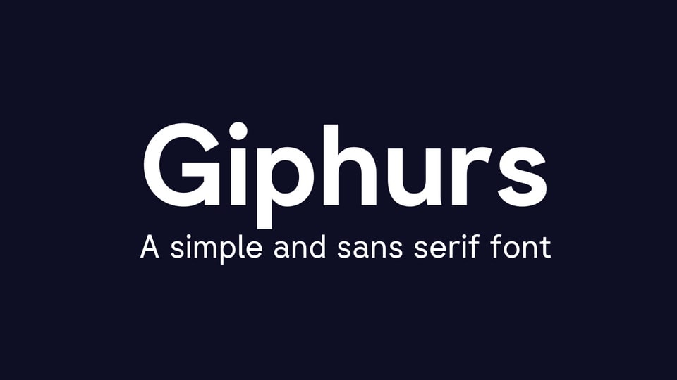 Giphurs Font Family › Fontesk