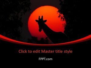 Giraffe PowerPoint Template