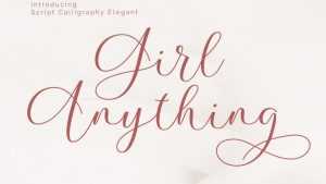Girl Anything Font › Fontesk