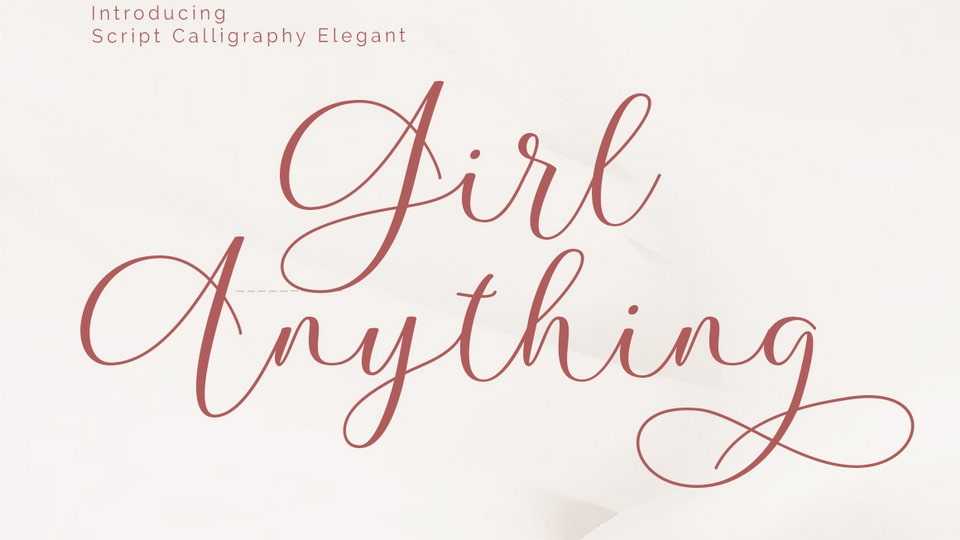 Girl Anything Font › Fontesk