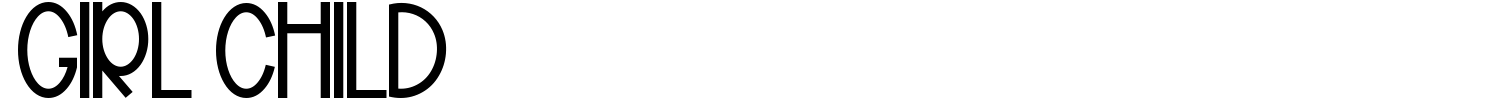 Girl Child Font