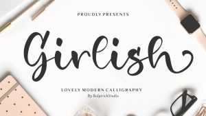 Girlish Script Font › Fontesk