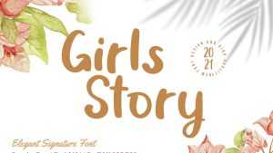 Girls Story Font › Fontesk