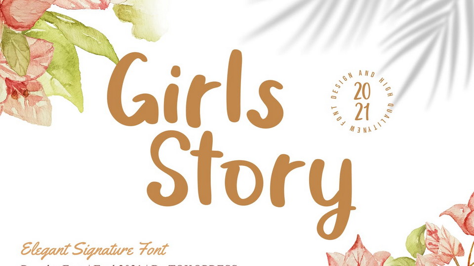 Girls Story Font › Fontesk