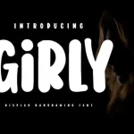 Girly Display Font - Fonte Grátis Girly Display Font