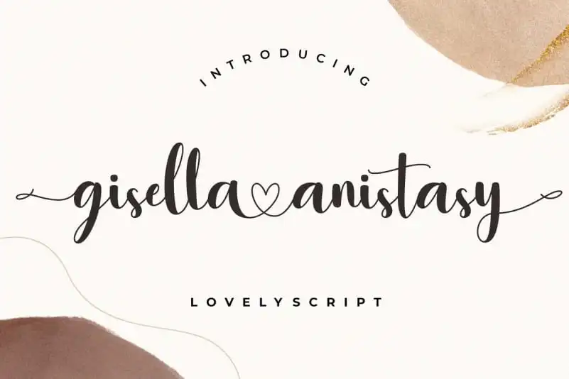 Gisella Anistasy Script Font