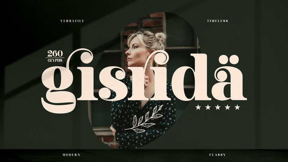 Gisrida Modern Font › Fontesk
