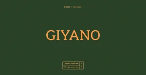 Giyano Font Family