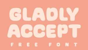 Gladly Accept Font › Fontesk