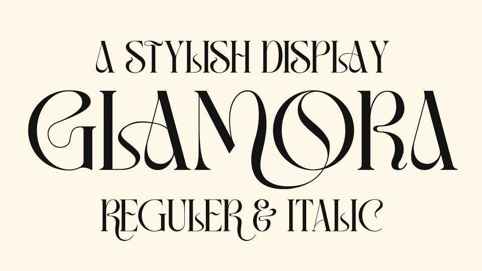 Glamora Font › Fontesk