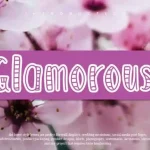 Glamorous Display Font