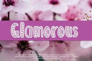 Glamorous Display Font