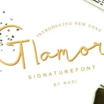 Glamour Signature Font