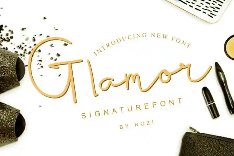 Glamour Signature Font