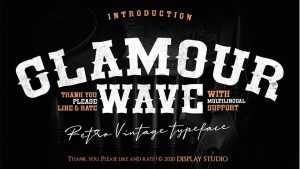 Glamour Wave Font › Fontesk