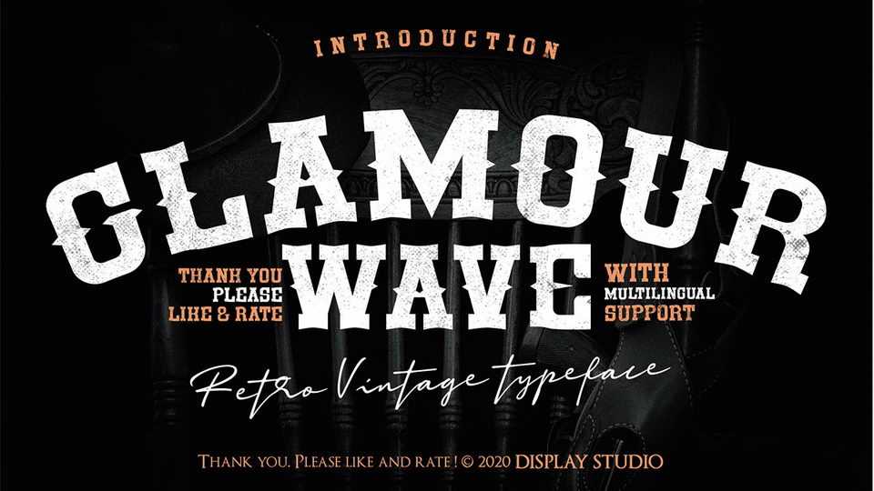 Glamour Wave Font › Fontesk