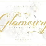 Glamoury Script Font - Fonte Grátis Glamoury Script Font