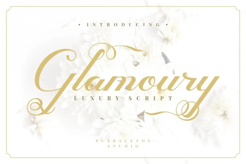 Glamoury Script Font
