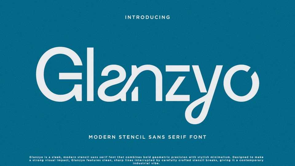 Glanzyo Font › Fontesk
