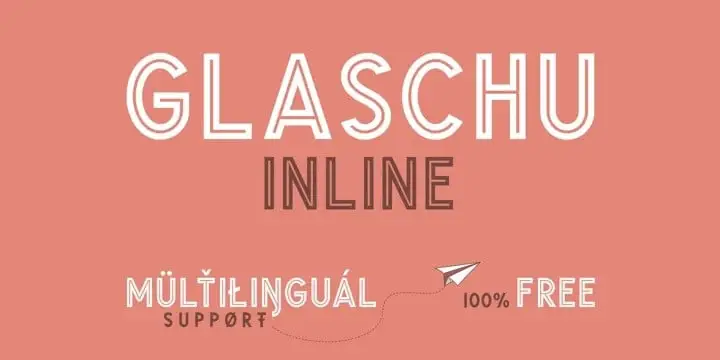 Glaschu Sans Serif Font
