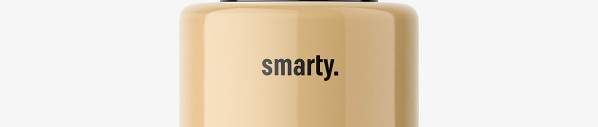 Glass airless bottle mockup