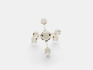 Glass atoms mockup