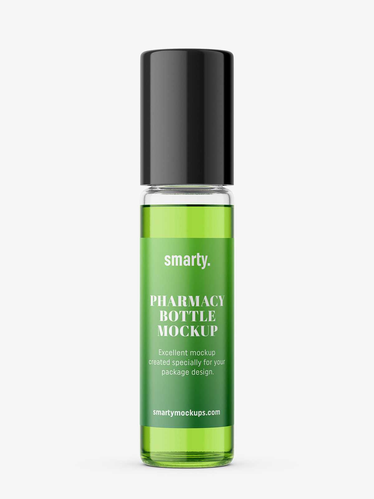 Glass bottle mockup / 10ml