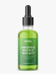 Glass bottle with dropper / 50 ml