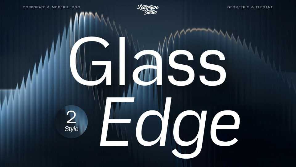 Glass Edge Font › Fontesk