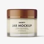 Glass jar with cream mockup - Free PSD Download Glass jar with cream mockup