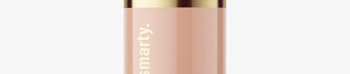 Glass matt foundation bottle mockup