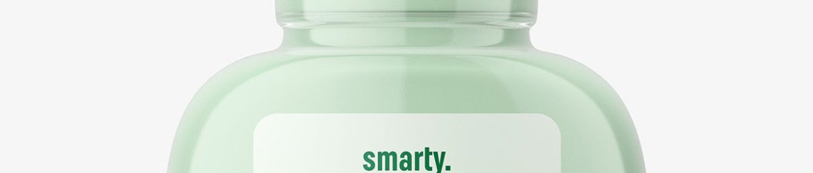 Glass roll-on bottle mockup
