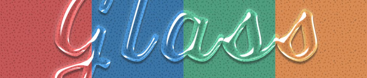Glass Text Effect