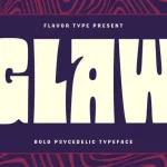 Glaw Display Font
