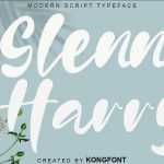 Glenn Harry Script Font › Fontesk