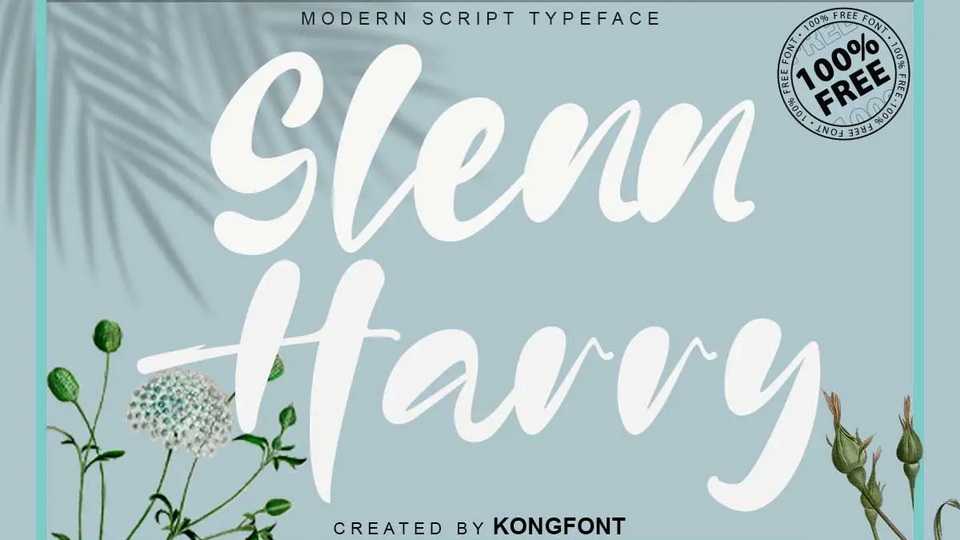 Glenn Harry Script Font › Fontesk