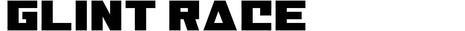Glint Race Font