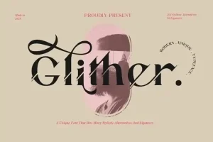 Glither Serif Font