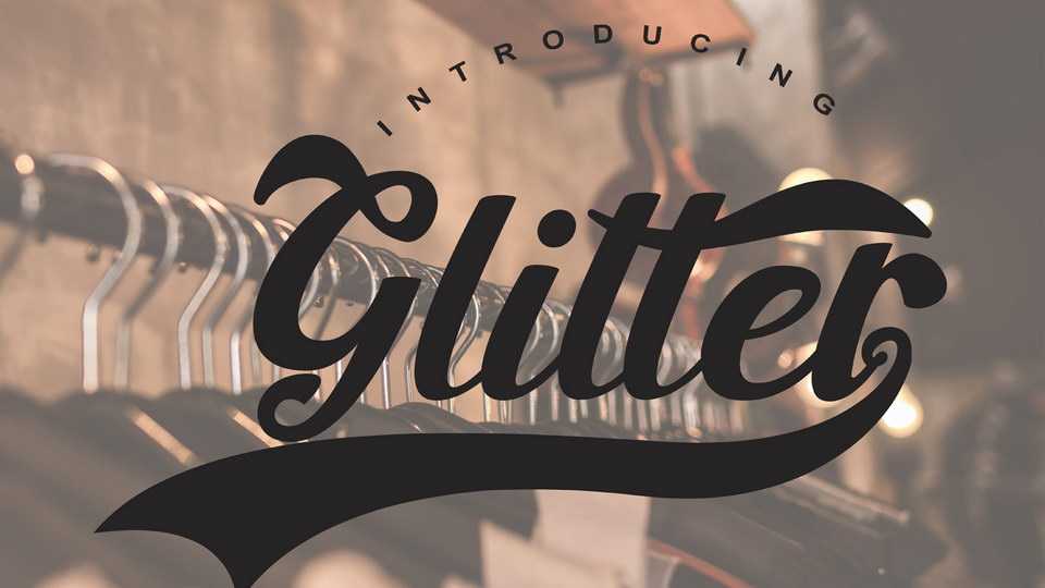 Glitter Font › Fontesk