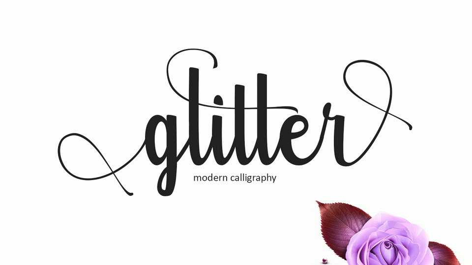 Glitter Script Font › Fontesk