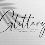Glittery Script Font