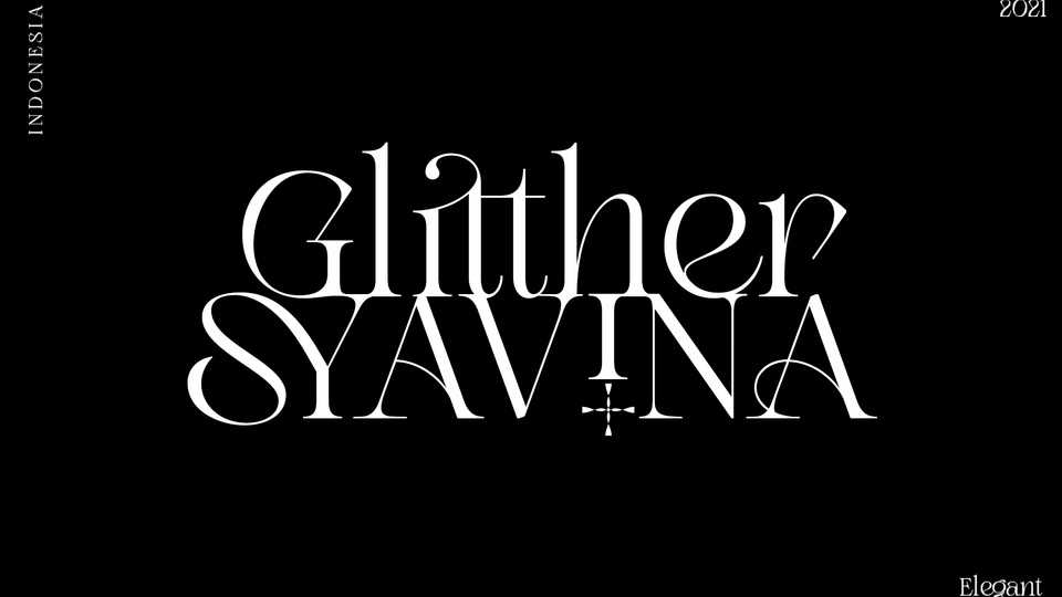 Glitther Syavina Font › Fontesk