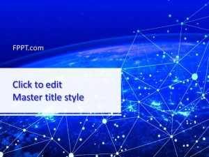 Global IT Network PowerPoint Template